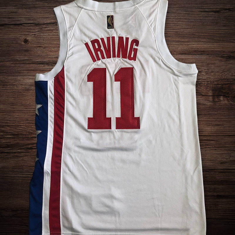 Men’s Brooklyn Nets 2023 #11 IRVING White Jersey