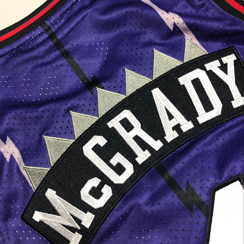 Men’s Toronto Raptors 1998-99 #1 Tracy McGrady Jersey purple