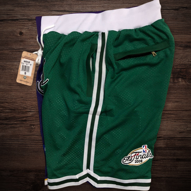 Lakers Celtics Split Shorts