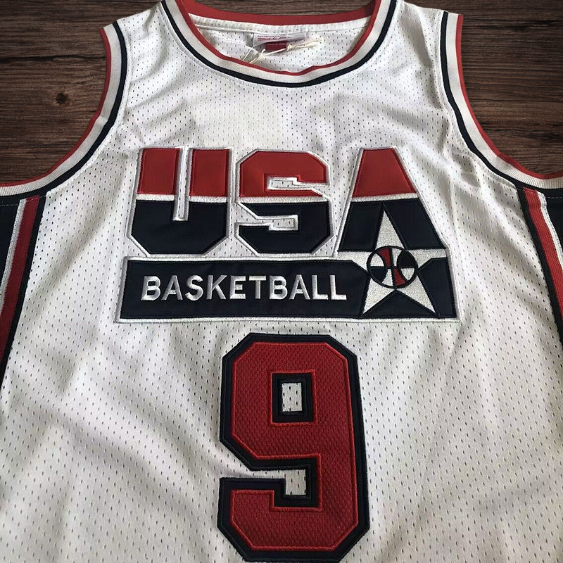 Men’s #9 Jordan USA Basketball 1992 Olympics Jersey