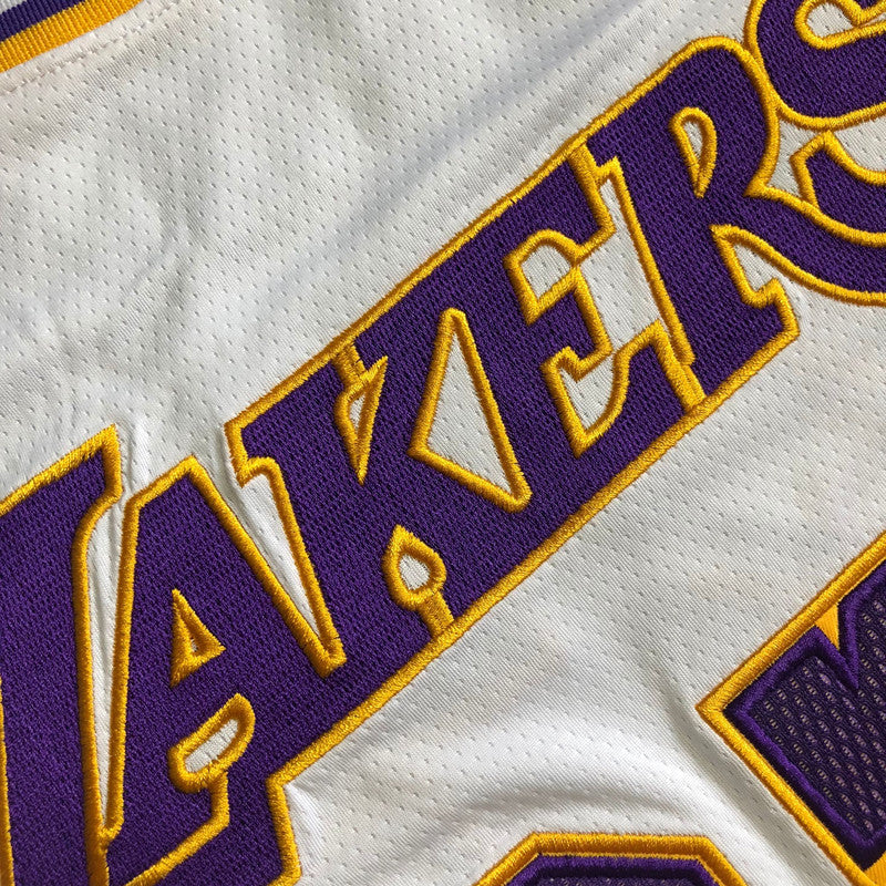 Men’s Los Angeles Lakers #23 James white jersey
