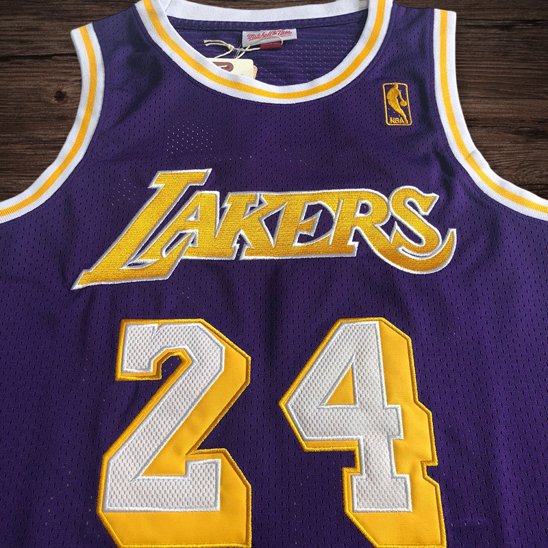 Men’s Los Angeles Lakers 2007-08 #24 Kobe Bryant Purple Jersey