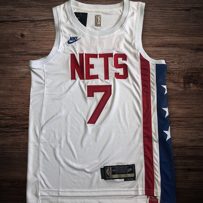 Men’s Brooklyn Nets 2023 #7 Durant White Jersey