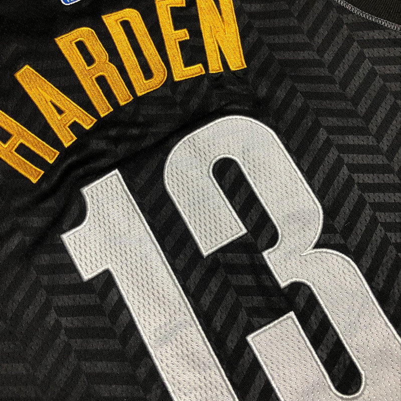 Men’s Brooklyn Nets City Edition #13 Harden Jersey Black