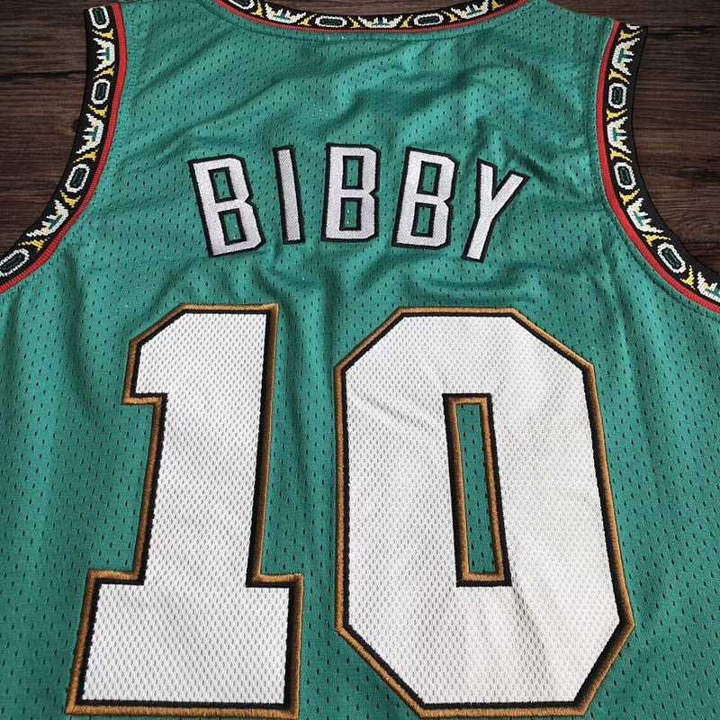 Men’s Memphis Grizzlies 1998-1999 #10 Mike Bibby Jersey