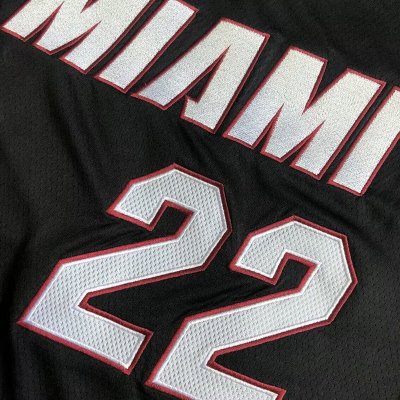Men’s Miami Heat #22 Butler Black Jersey