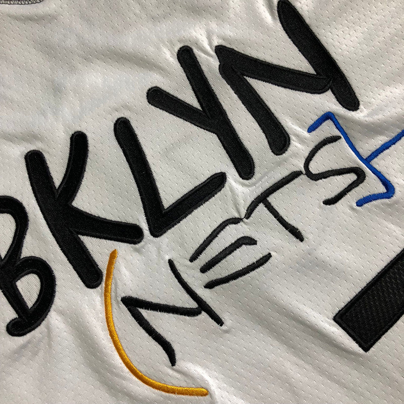 Men’s Brooklyn Nets 2023 City Edition #7 Durant White jersey