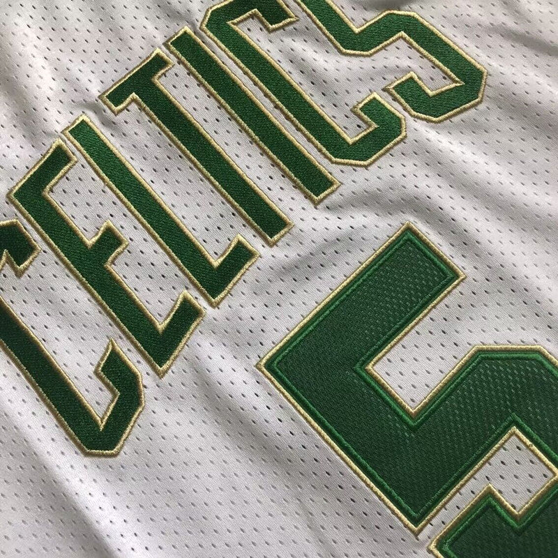 Men’s Boston Celtics 2008 Champions #5 Kevin Garnett White Jersey