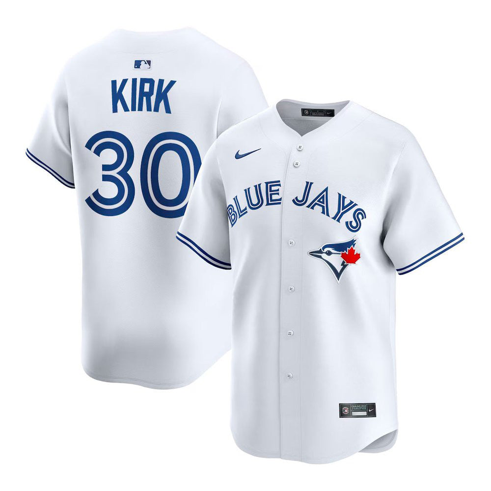 Men’s Toronto Blue Jays Alejandro Kirk #30 White Home Jersey