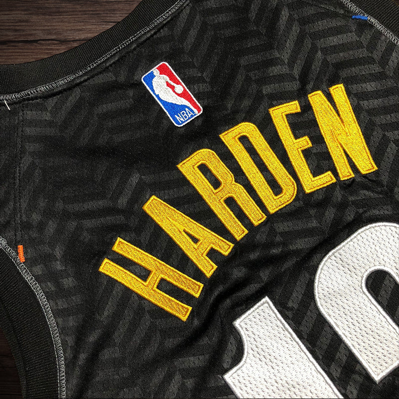 Men’s Brooklyn Nets City Edition #13 Harden Jersey Black