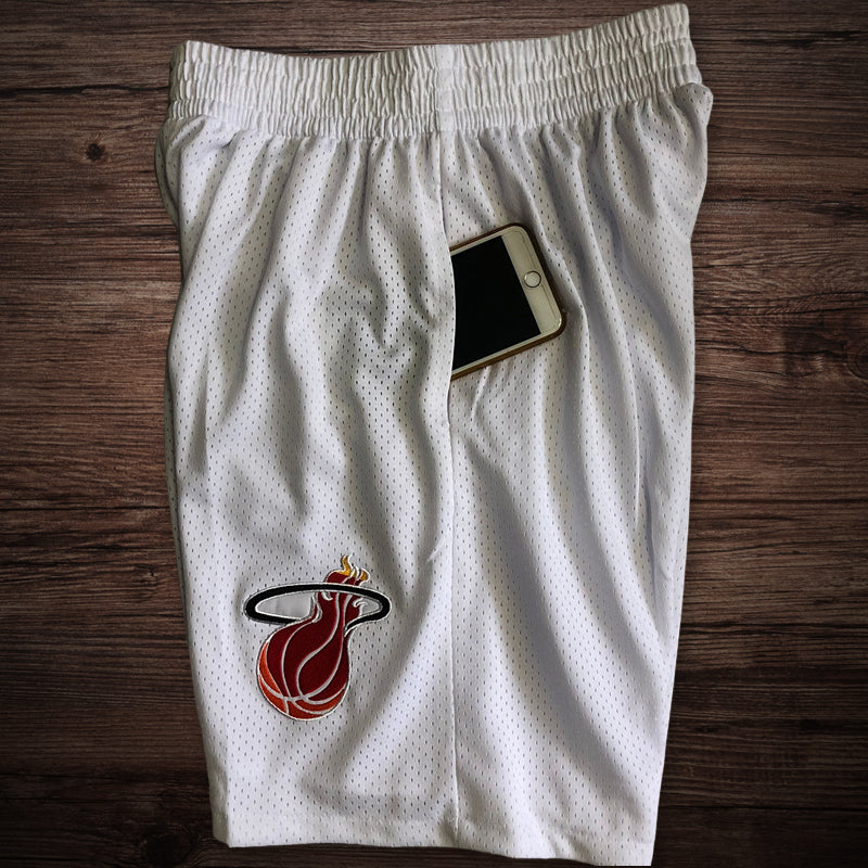 Miami Heat 1996/97 Shorts White