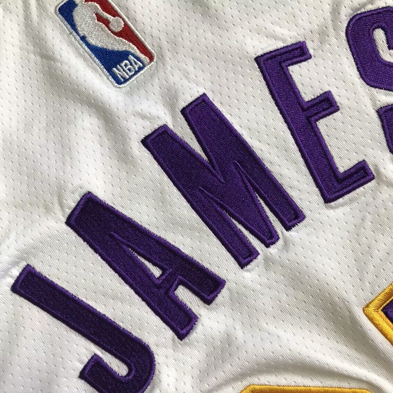 Men’s Los Angeles Lakers #23 James white jersey