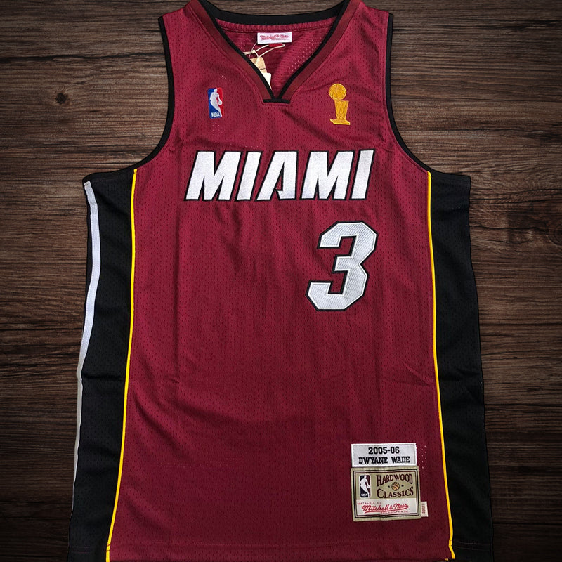 Men’s Miami 2005-06 #3 Dwyane Wade Jersey