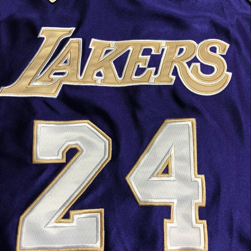 Men’s Los Angeles Lakers 1996-2016 Hall of Fame #24 Kobe Bryant Jersey Purple