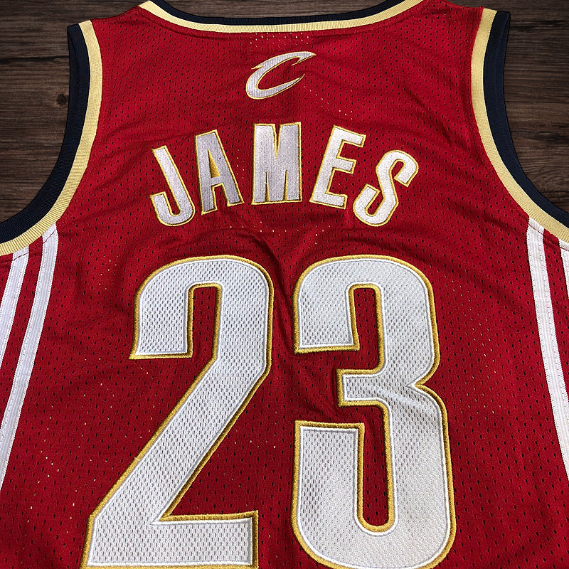 Men’s Cavaliers 2003-04 #23 James Red Jersey