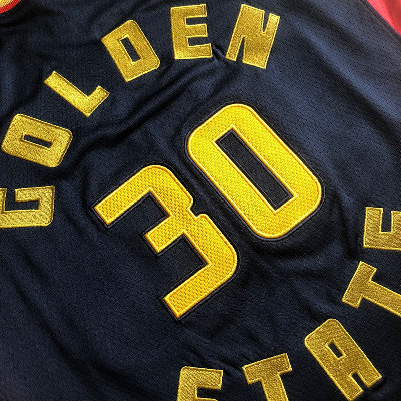 Men’s Golden State Warriors 2025 City Edition #30 CURRY Jersey DarkBlue
