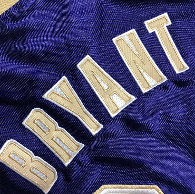 Men’s Los Angeles Lakers 1996-2016 Hall of Fame #24 Kobe Bryant Jersey Purple