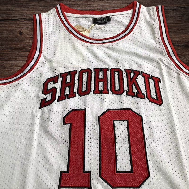 Men’s Slam Dunk Shohoku #10 white jersey