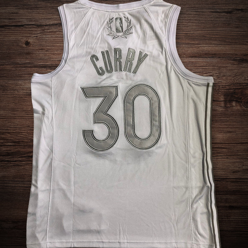 Men’s Golden State Warriors MVP #30 Curry White Jersey