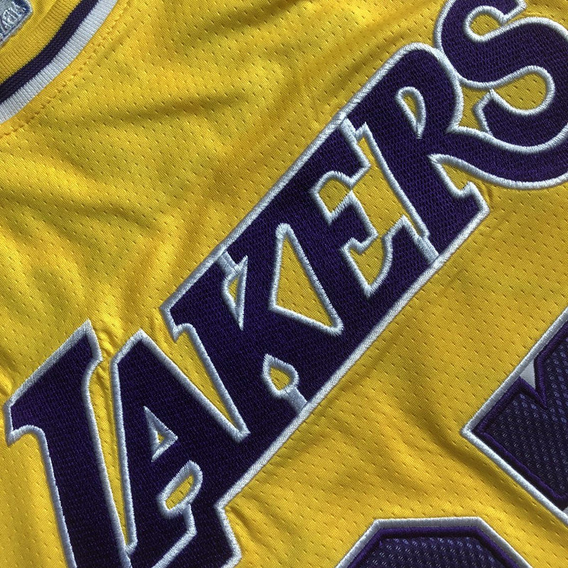 Men’s Los Angeles Lakers #23 James Yellow Jersey