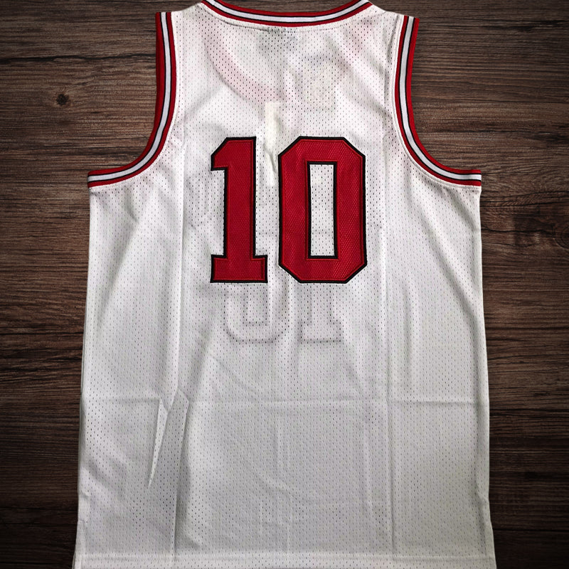 Men’s Slam Dunk Shohoku #10 white jersey