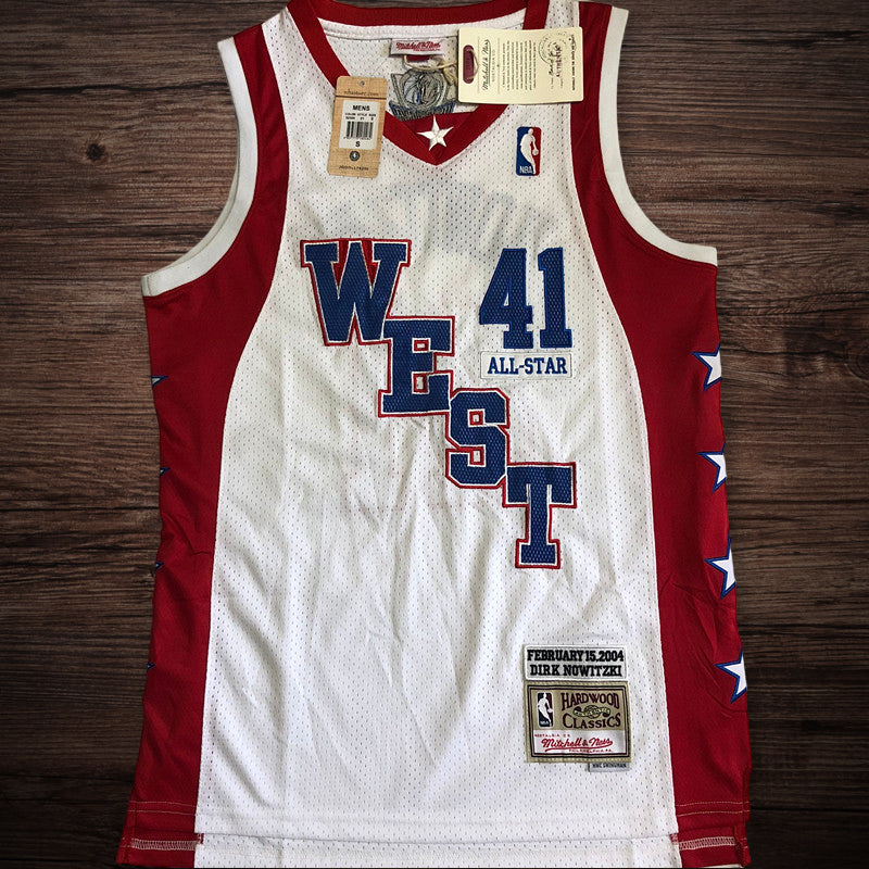 Men’s 2004 All Star West #41 Dirk Nowitzki Jersey