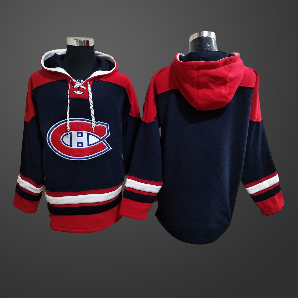 Men’s Montreal Canadiens Team Blank All Stitched Hoodie