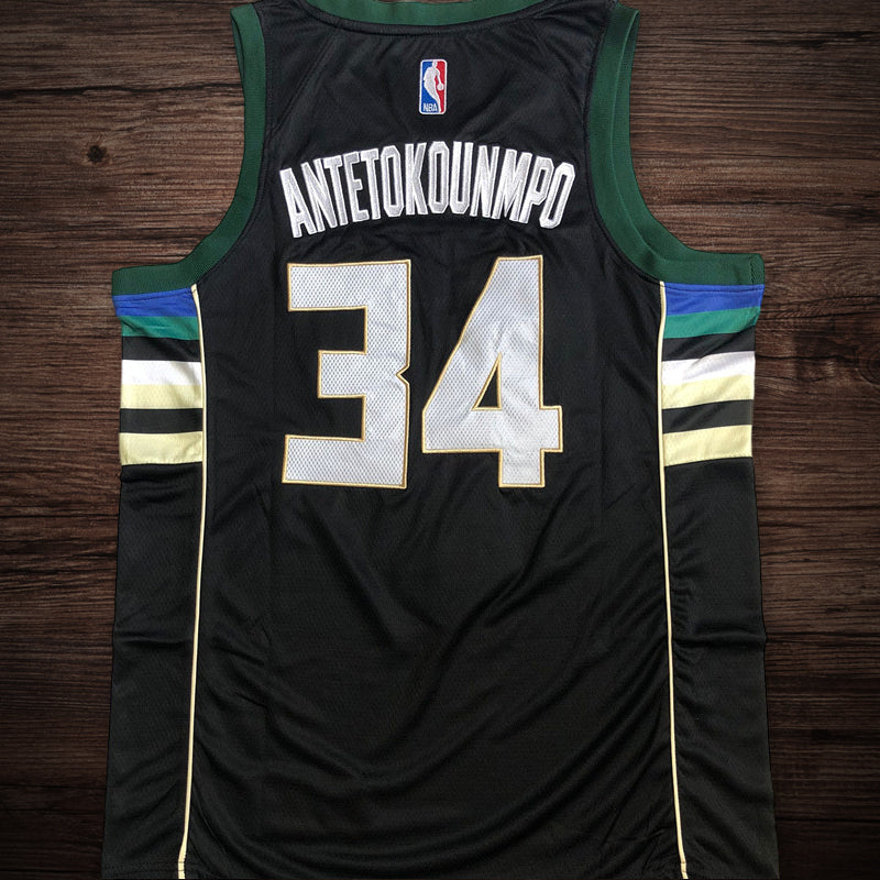 Men’s Milwaukee Bucks #34 Antetokounmpo Jersey