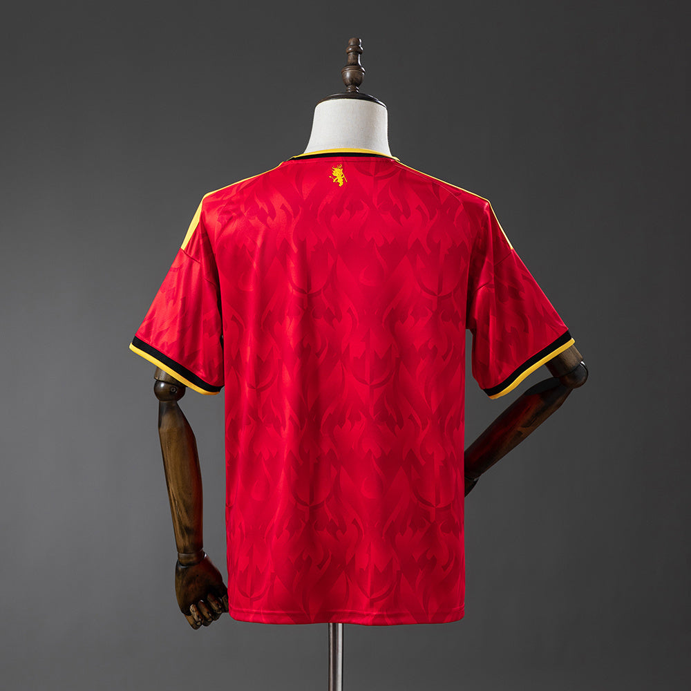 Men’s Belgium 2026 Home Fan Version Jersey S-4XL