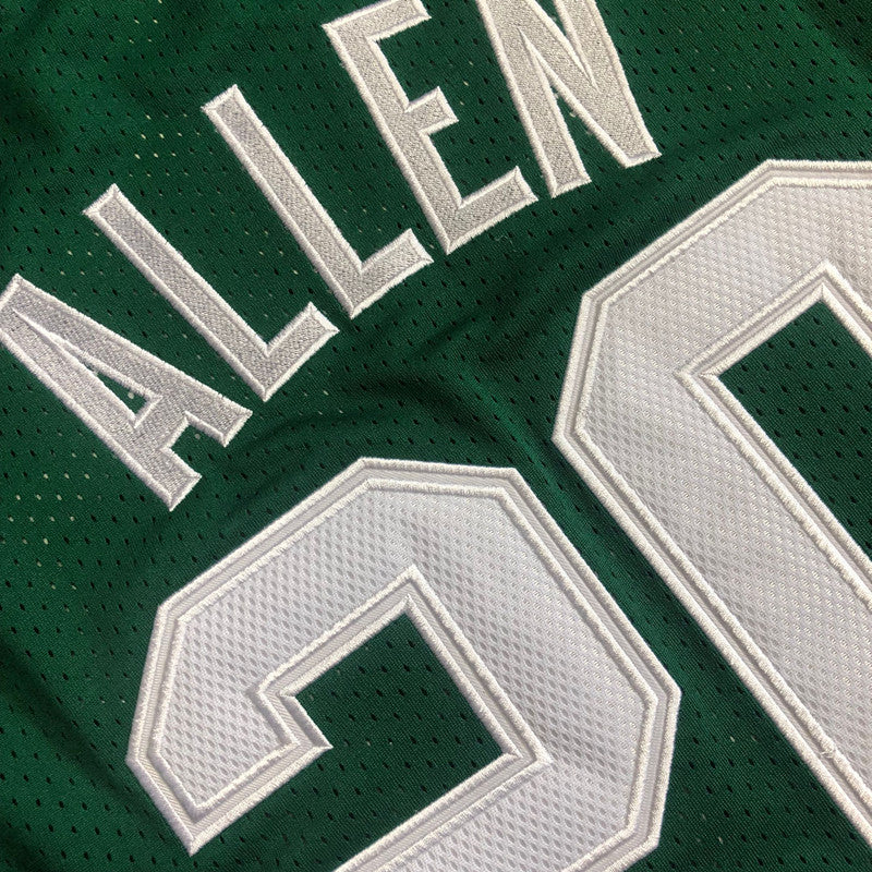 Men’s Boston Celtics 1996-97 #20 Ray Allen Jersey Green All Stitched