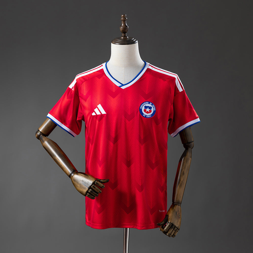 Men’s Chile 2026 Home Fan Version Jersey S-4XL