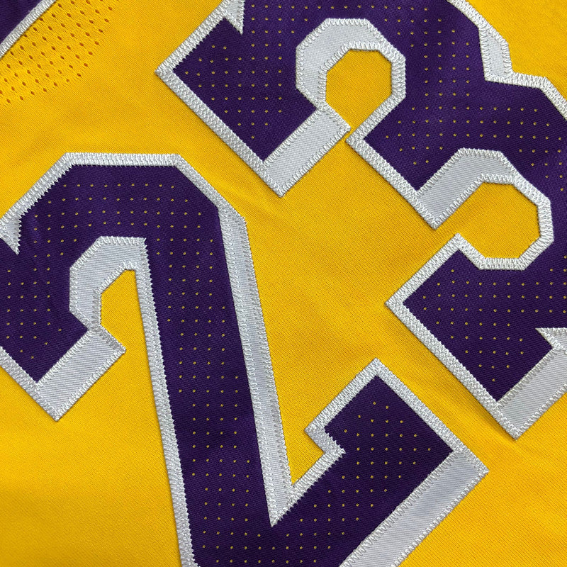 Men’s Los Angeles Lakers #23 James Player Edition Jersey