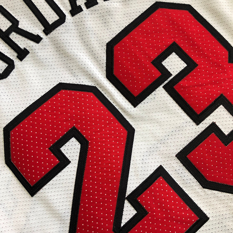Men’s Chicago Bulls #23 Michael Jordan Player Edition White Jersey