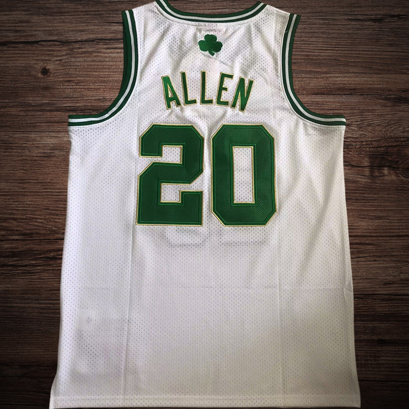 Men’s Boston Celtics 2008 Champions #20 Ray Allen White Jersey