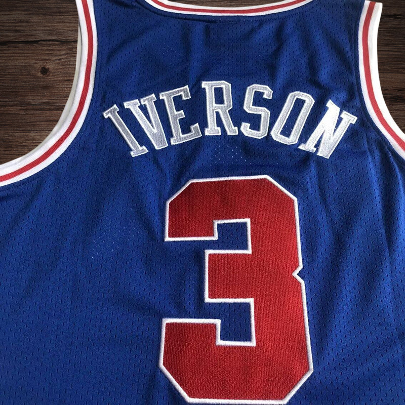 Men’s Philadelphia 76ers 1996/97 #3 Allen Iverson