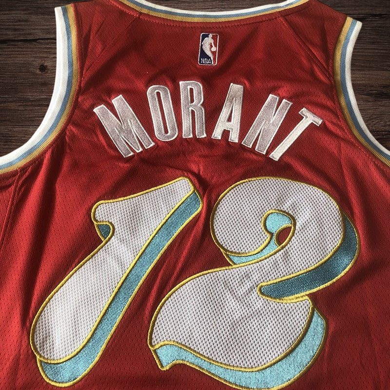 Men’s Memphis Grizzlies 2025 City Edition #12 Morant Jersey