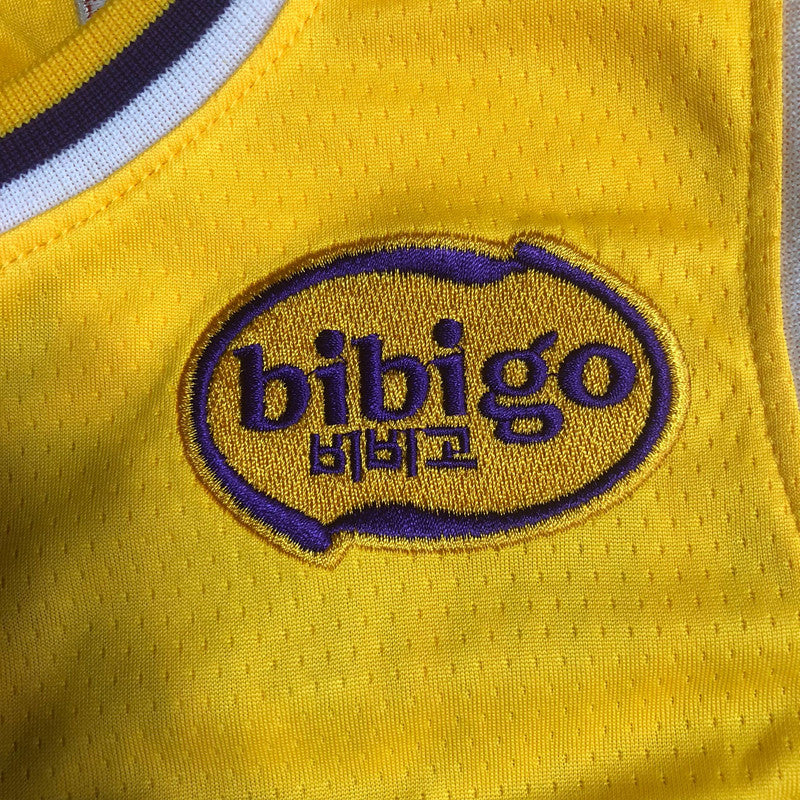 Men’s Los Angeles Lakers #77 Doncic Yello Jersey