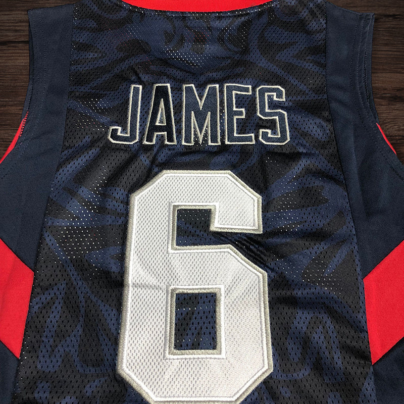 Men’s Authentic LeBron James USA Basketball 2008 Olympics Jersey Redeem Team