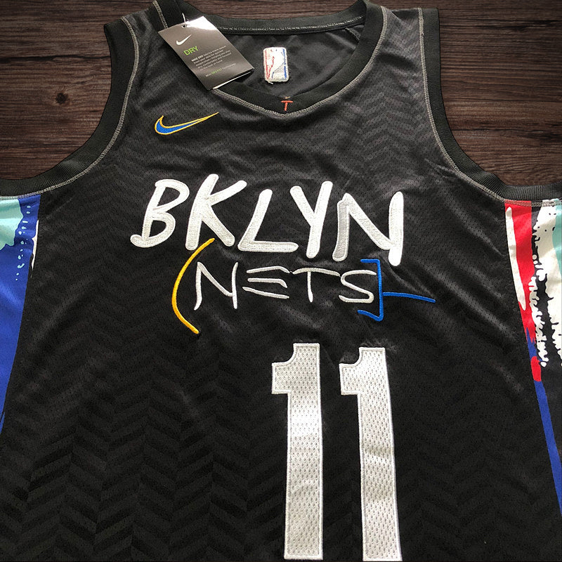 Men’s Brooklyn Nets #11 IRVING Jersey Black