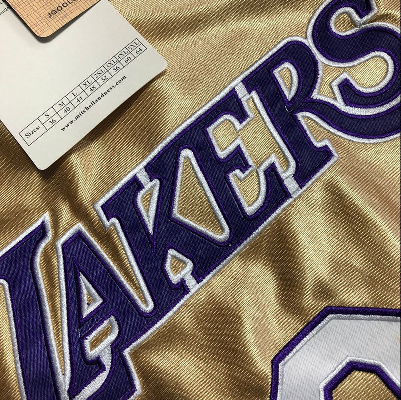 Men’s Los Angeles Lakers 1996-2016 Hall of Fame #8 Kobe Bryant Jersey Gold