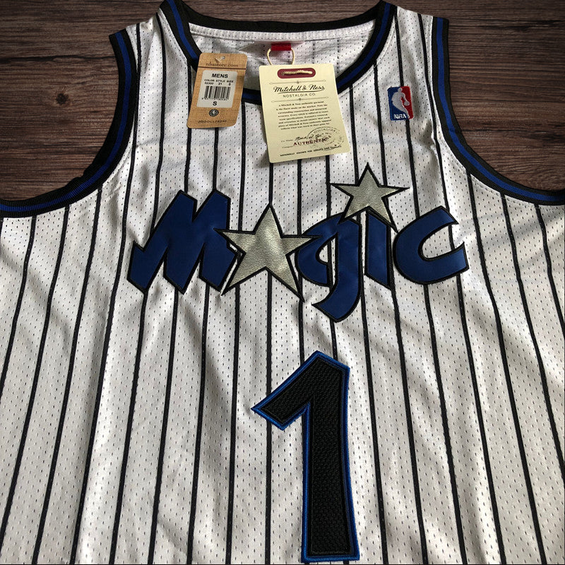 Men’s Orlando Magic2003-04 #1 Tracy McGrady Jersey White