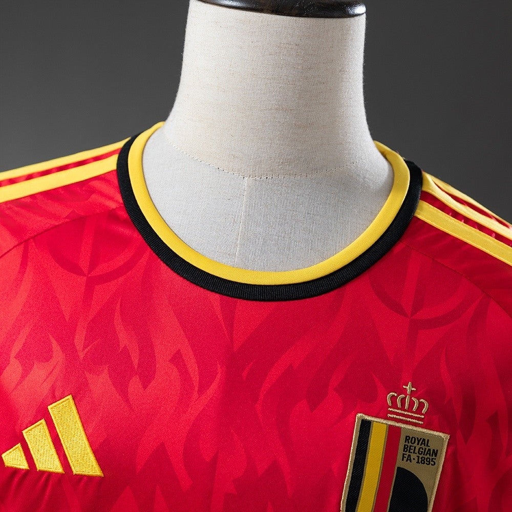 Men’s Belgium 2026 Home Fan Version Jersey S-4XL