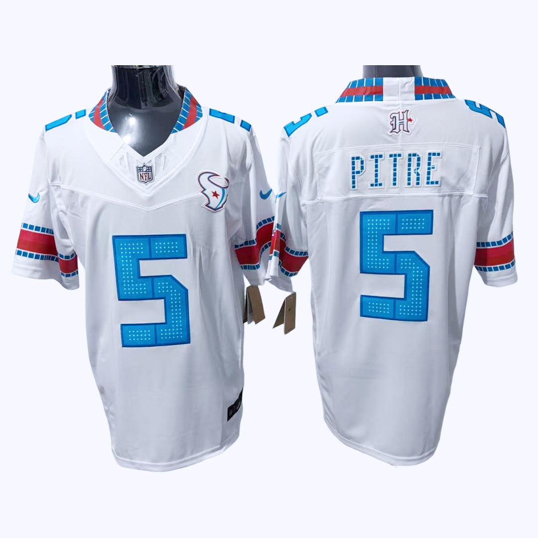 Men’s Houston Texans #5 PITRE Rivalries Stitched Jersey