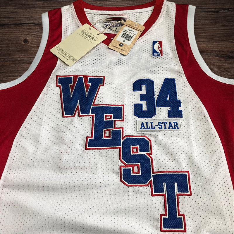 Men’s 2004 All Star West #34 O’Neal Jersey