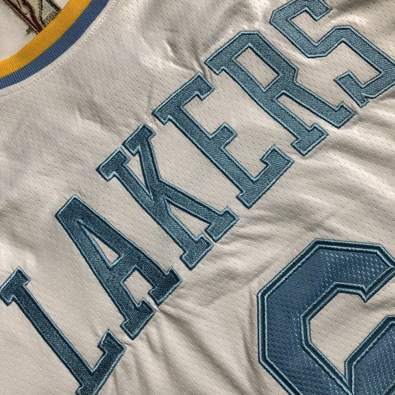 Men’s Los Angeles Lakers 2023 #6 Lebron James White Jersey