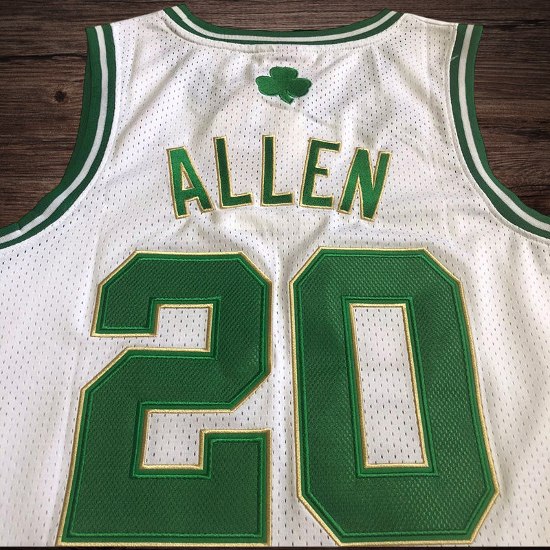 Men’s Boston Celtics 2008 Champions #20 Ray Allen White Jersey