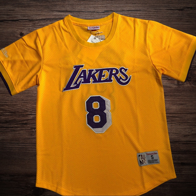 Men’s Los Angeles Lakers #8 Kobe Bryant Jersey Yellow