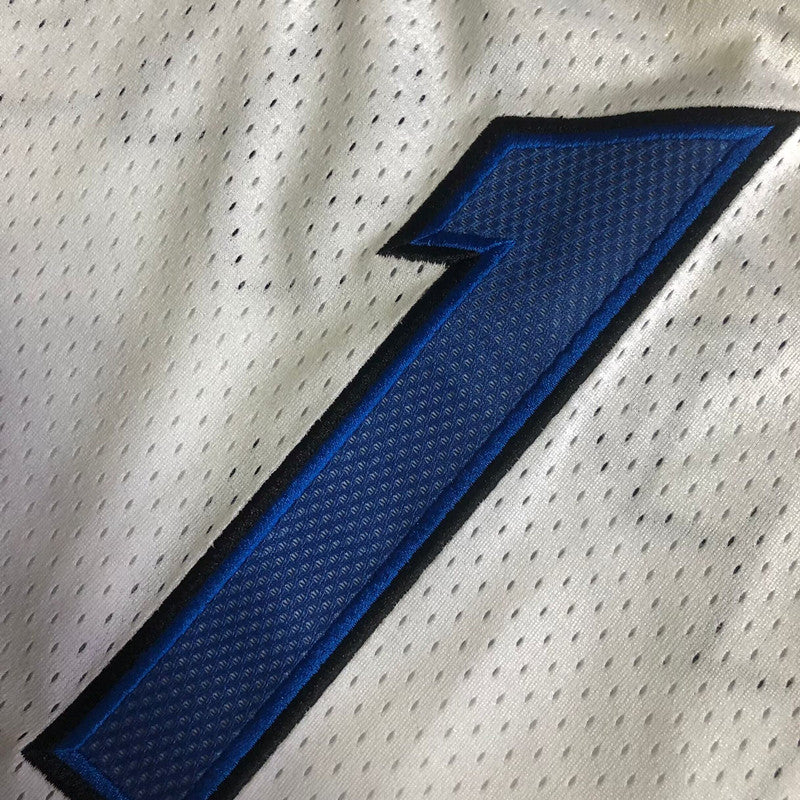Men’s Orlando Magic #1 McGrady White Short Sleeve Jersey