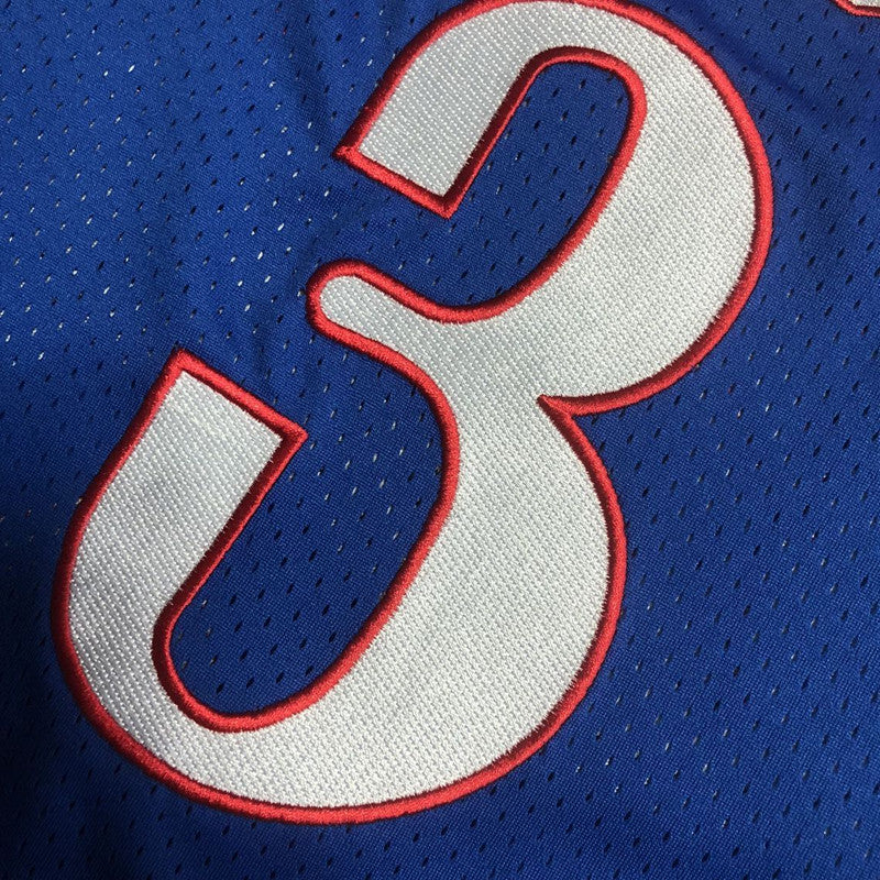 Men’s Philadelphia 76ers #3 IVERSON Short Sleeve Jersey