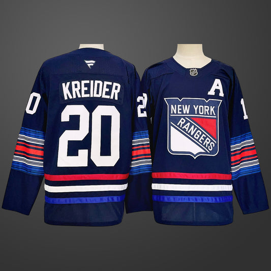 #20 Chris Kreider New York Rangers Jersey